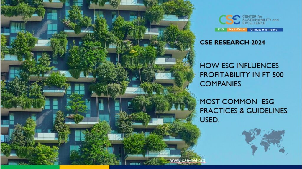 CSE Annual Research on ESG